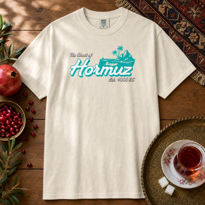 Strait of Hormuz Scene Premium Tee - Ivory