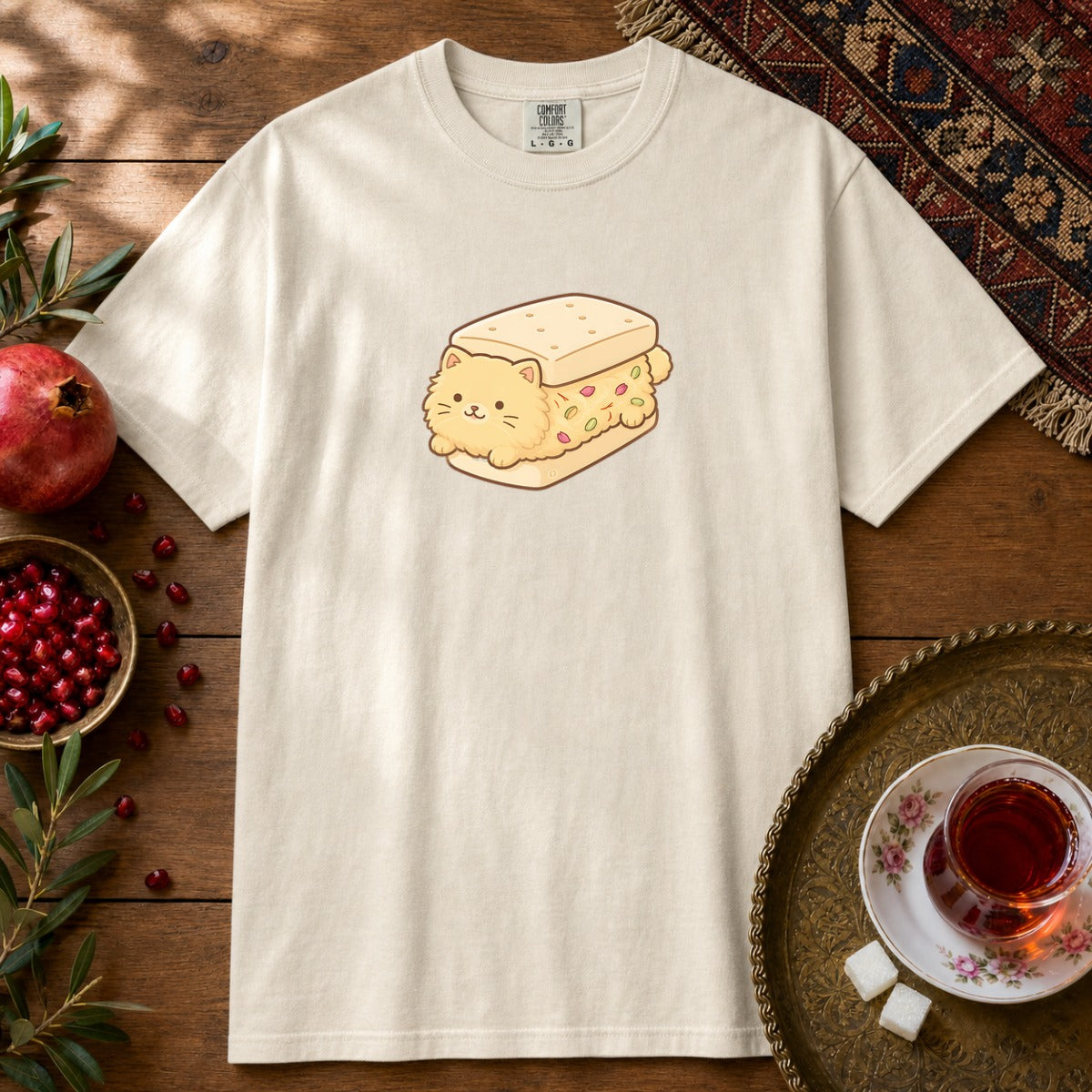 Persian Ice Cream Sonnati Premium Tee - Ivory
