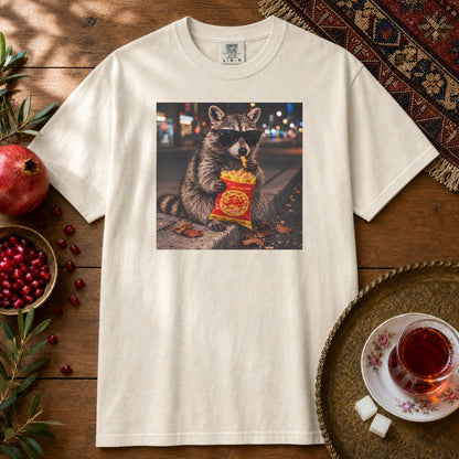 Pofak Raccoon Premium Tee - Ivory