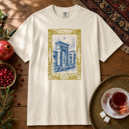 Persepolis Stamp Premium Tee - Ivory