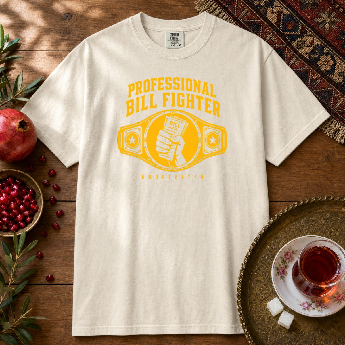 Professional Bill Fighter Premium Tee - Ivory