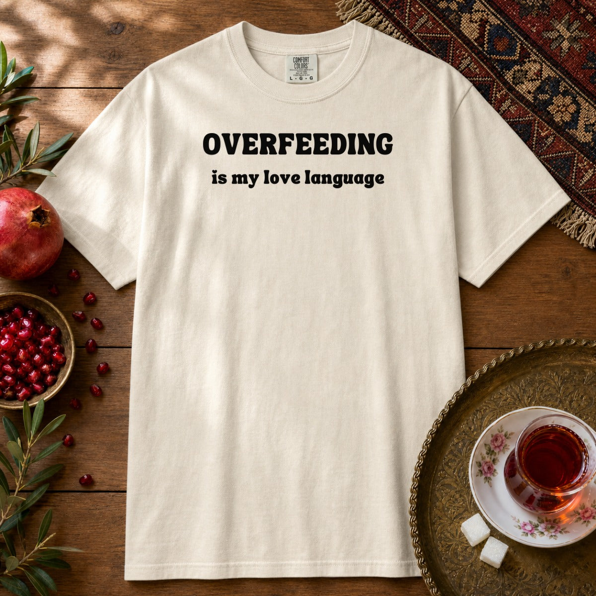 Overfeeding Is My Love Language Premium Tee - Ivory