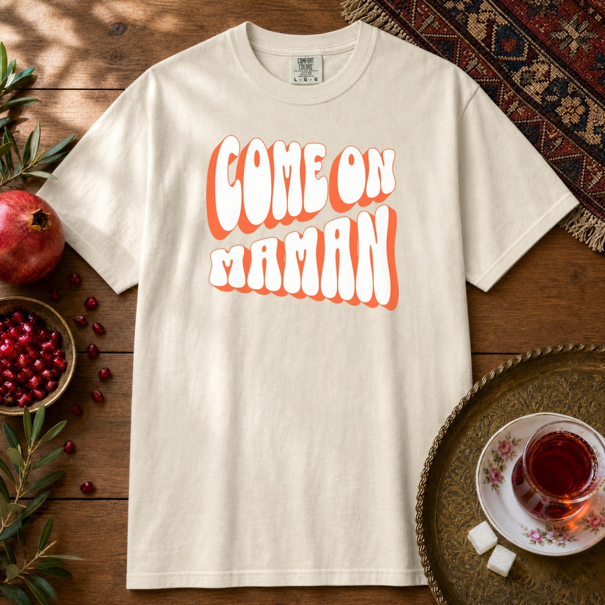Come On Maman Premium Tee - Ivory