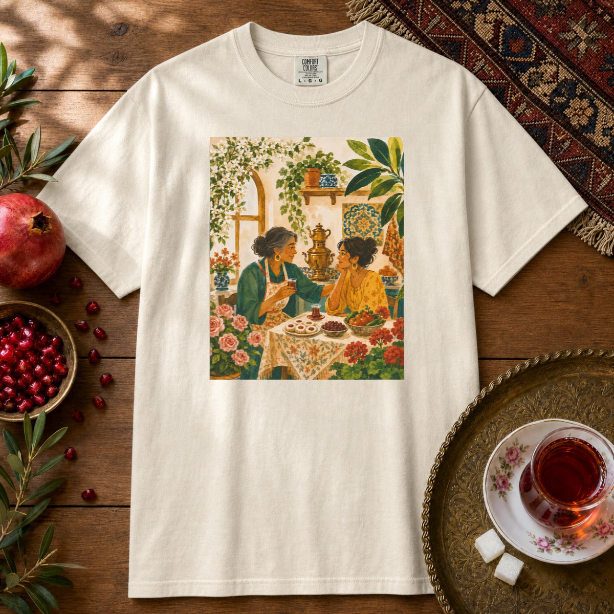 Maman's Kitchen Premium Tee - Ivory