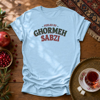 Fueled by Ghormehsabzi Unisex T-Shirt - Light Blue