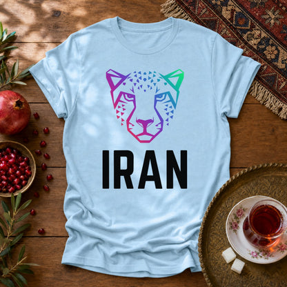 Persian Cheetah Unisex T-Shirt - Light Blue