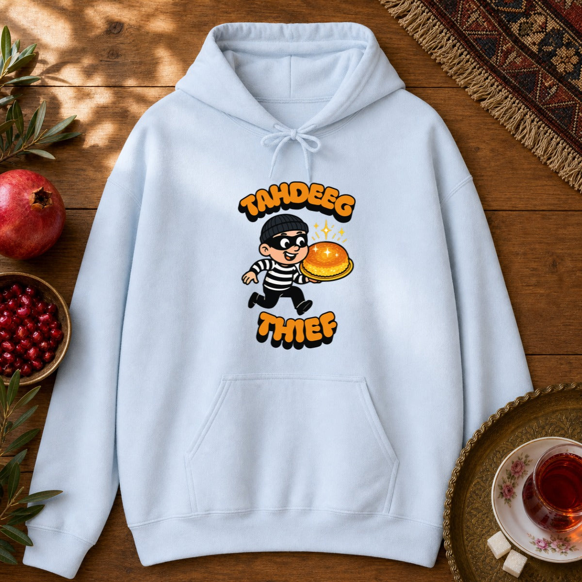 Tahdeeg Thief Hoodie - Light Blue