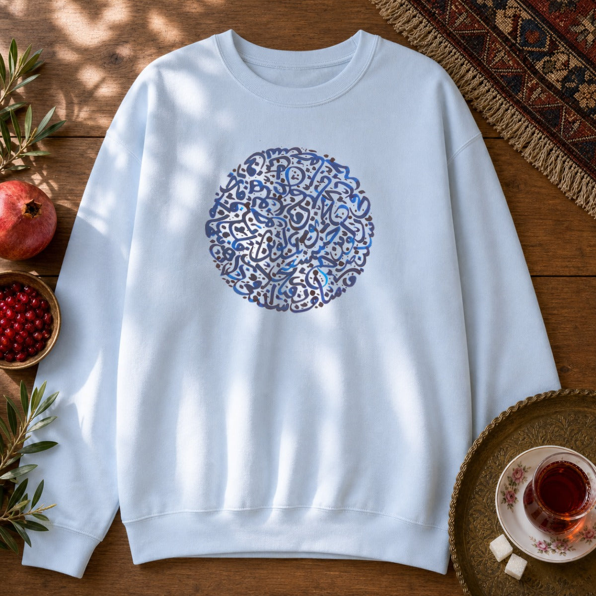 Dayereh Sweatshirt - Light Blue