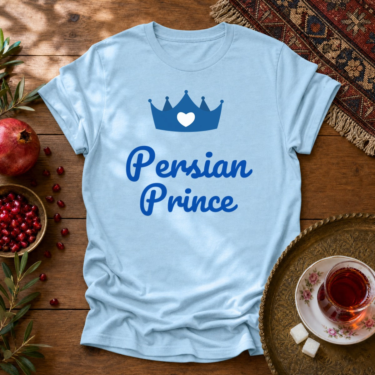 Persian Prince Unisex T-Shirt - Light Blue