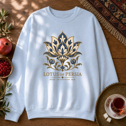Lotus of Persia Sweatshirt - Light Blue