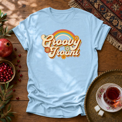 Groovy Irooni Unisex T-Shirt - Light Blue