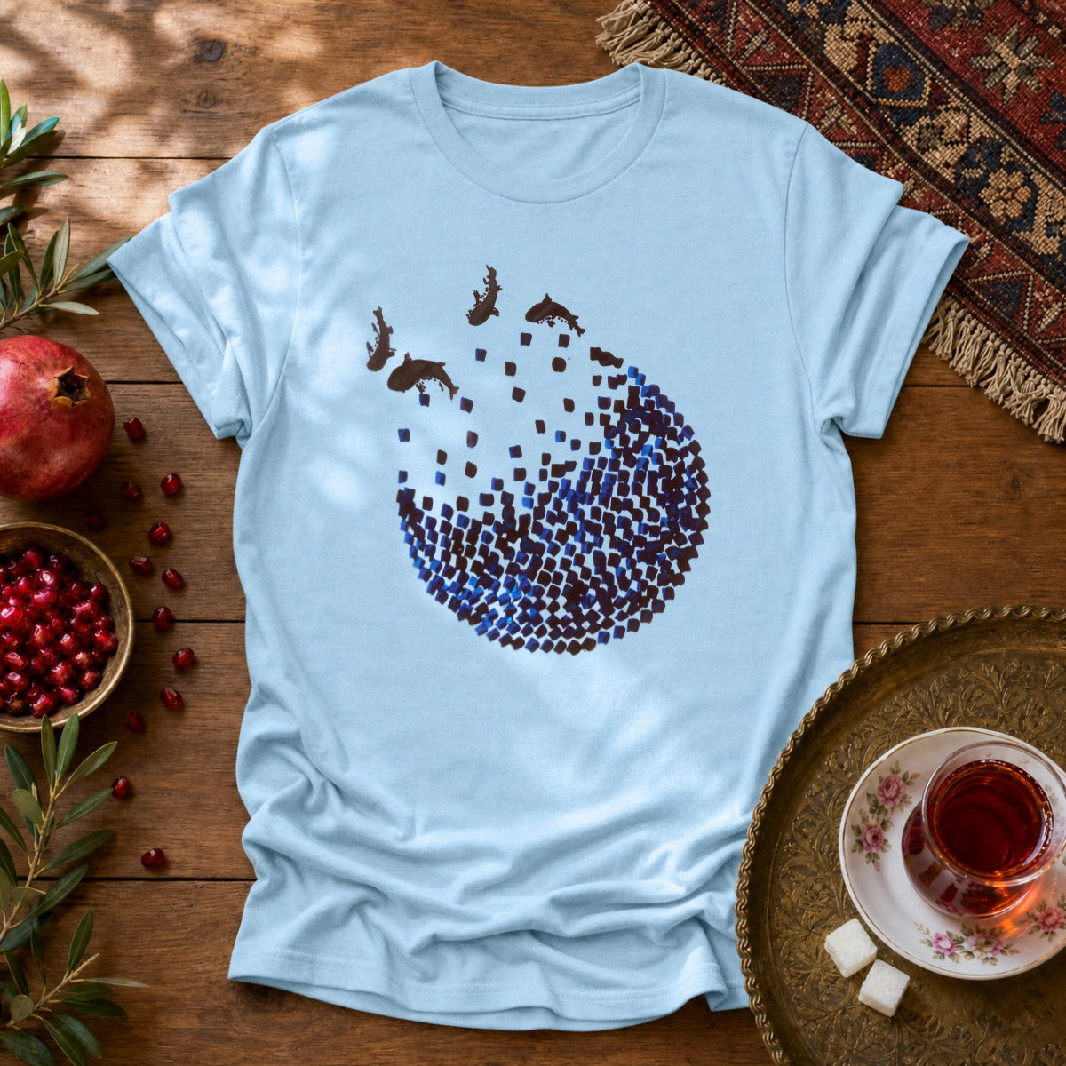 Mahi Unisex T-Shirt - Light Blue