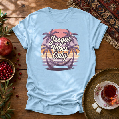 Jeegar Vibes Only Unisex T-Shirt - Light Blue