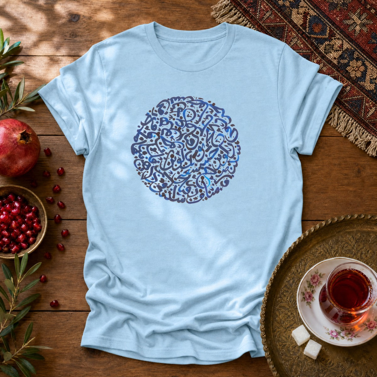 Dayereh Unisex T-Shirt - Light Blue