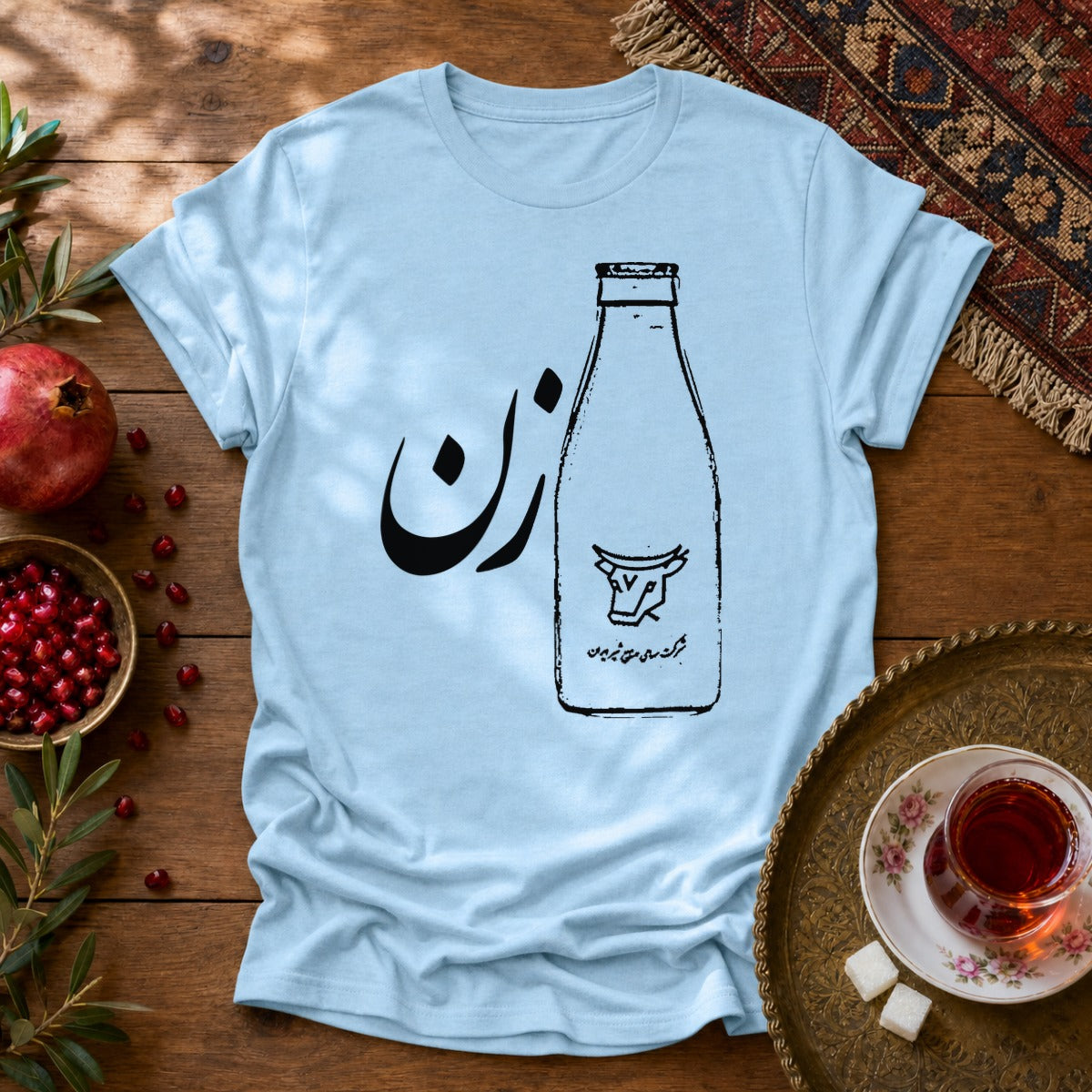 Shirzan Unisex T-Shirt - Light Blue