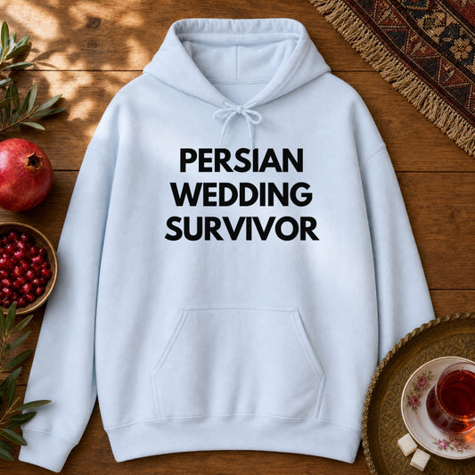 Persian Wedding Survivor Hoodie - Light Blue