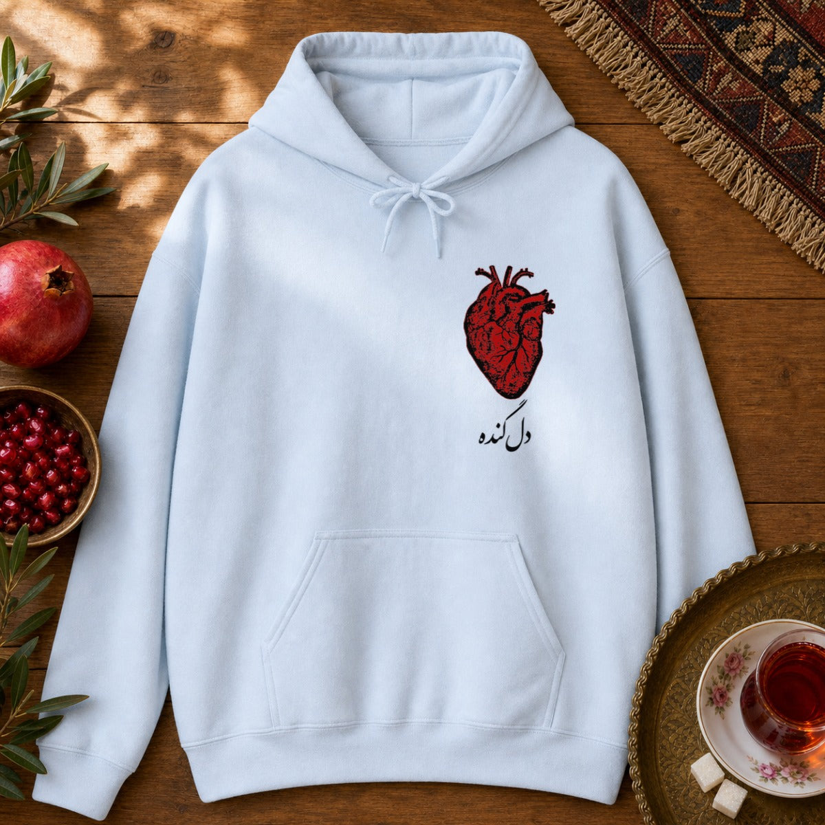 Del-Gondeh Hoodie - Light Blue