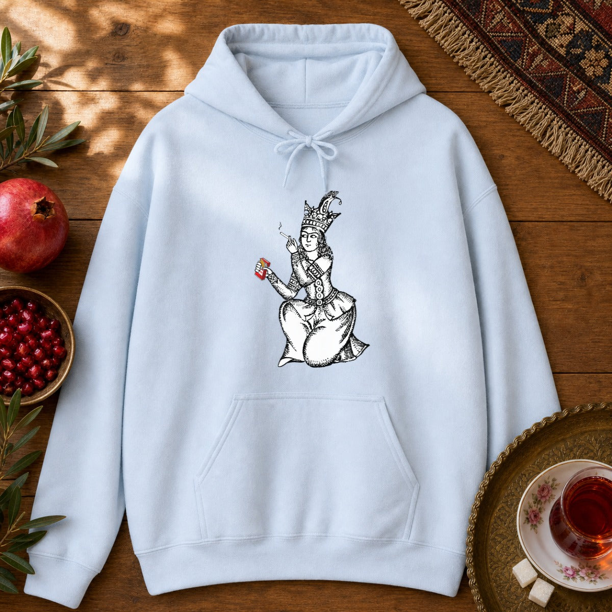 Bahman Hoodie - Light Blue