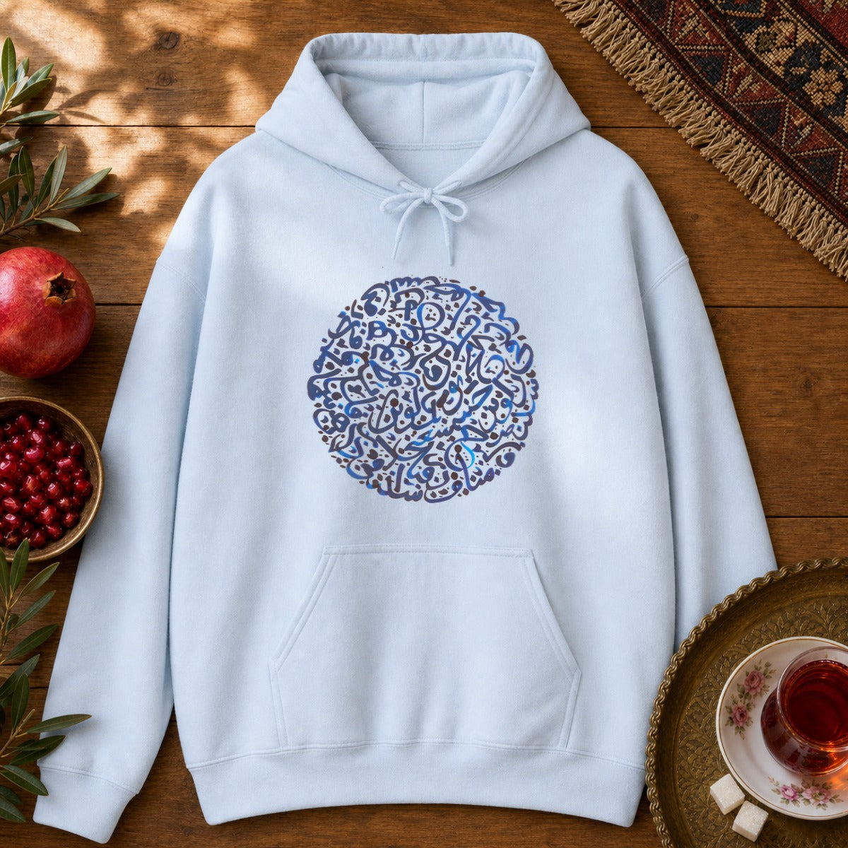 Dayereh Hoodie - Light Blue