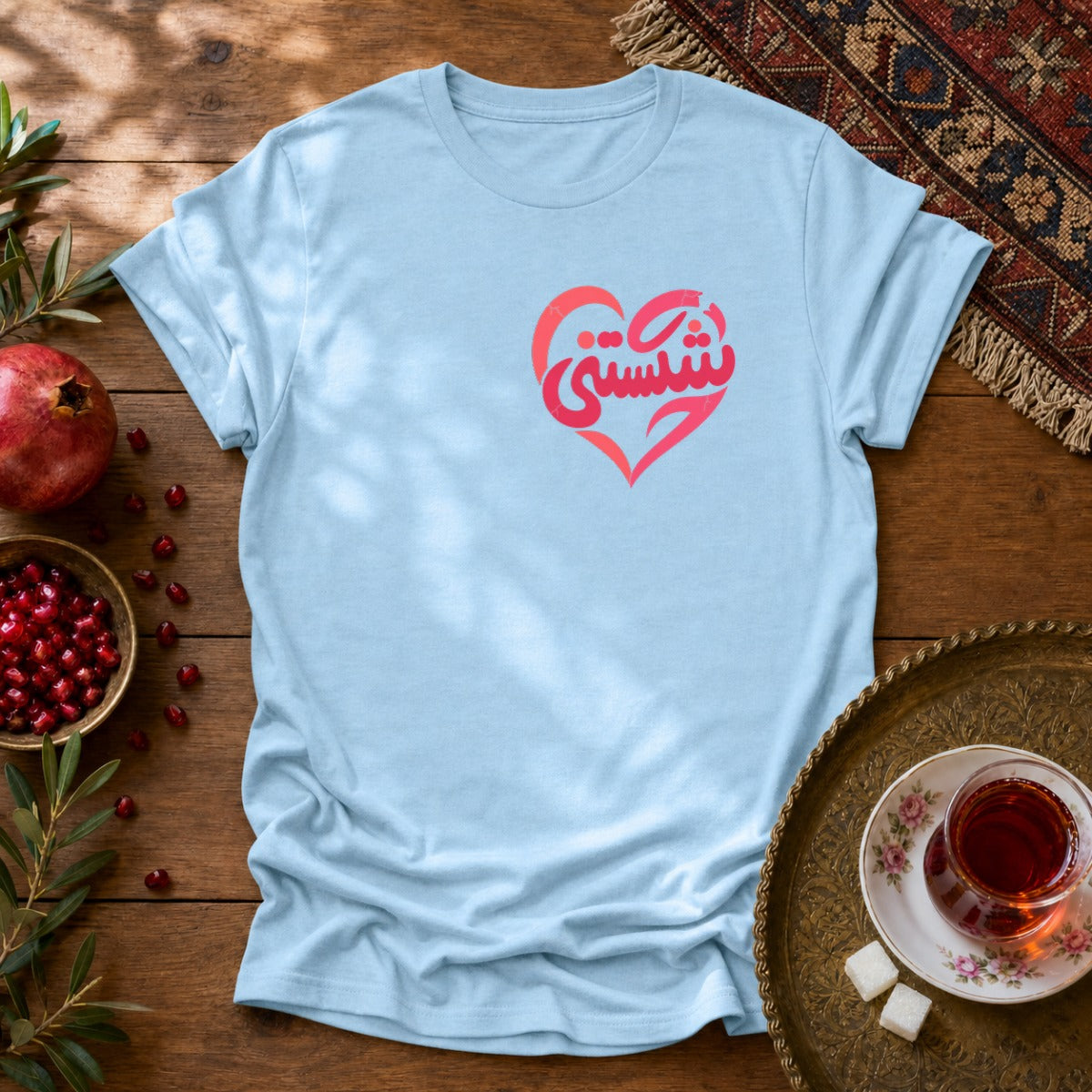 Shekastani Unisex T-Shirt - Light Blue