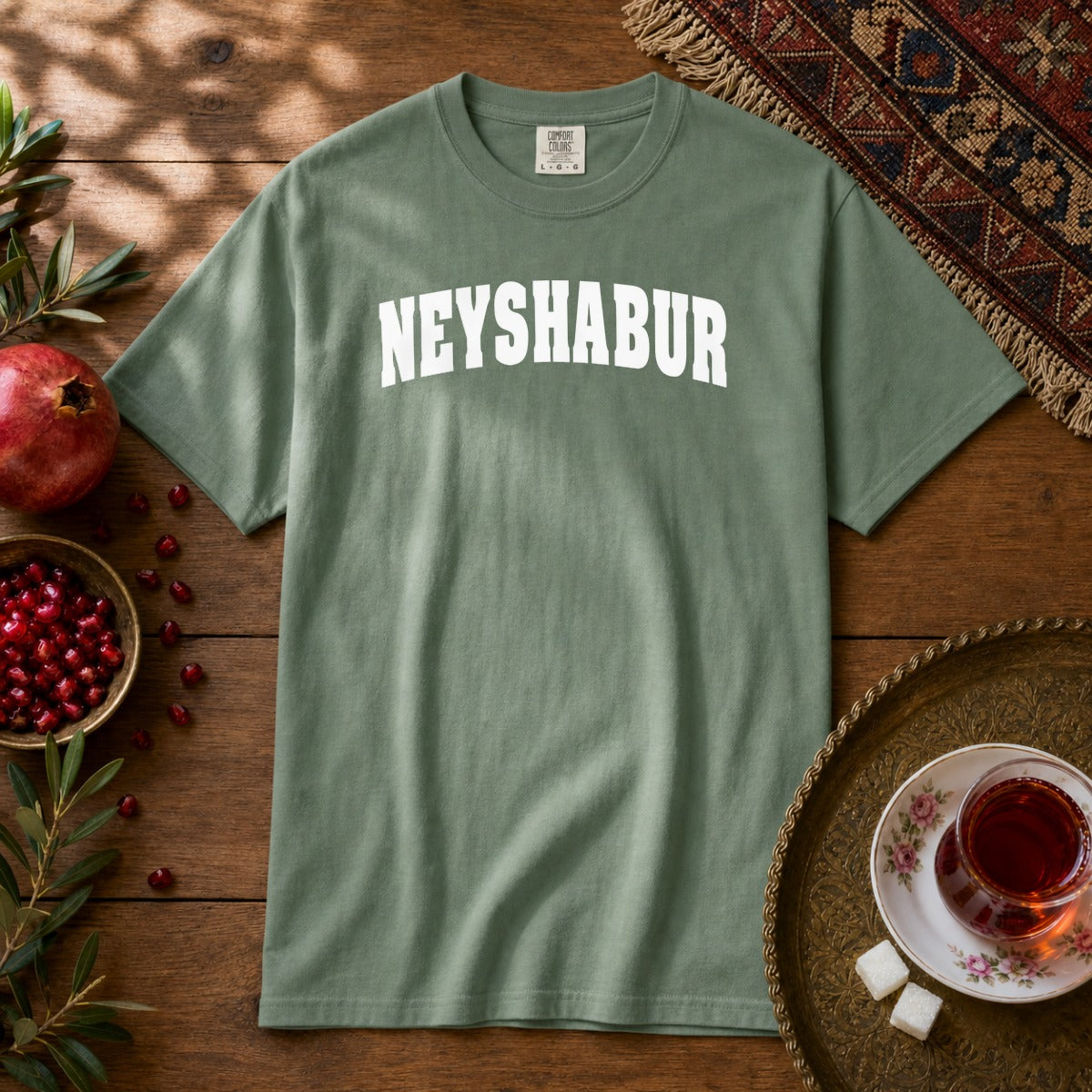 Neyshabur Premium Tee - Light Green