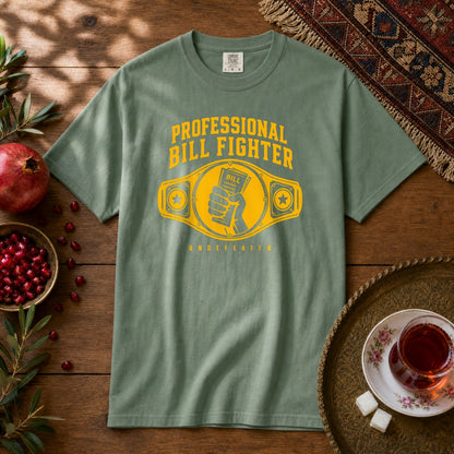 Professional Bill Fighter Premium Tee - Light Green