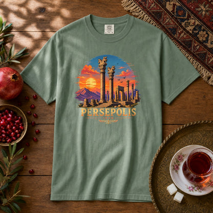 Persepolis - Pixel Art Premium Tee - Light Green