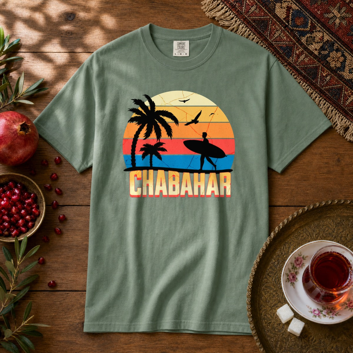 Chabahar Premium Tee - Light Green