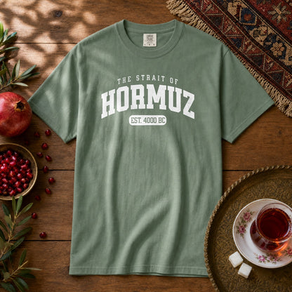 Strait of Hormuz Est. 4000 BC Premium Tee - Light Green