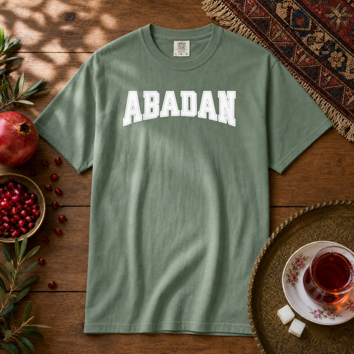 Abadan Premium Tee - Light Green