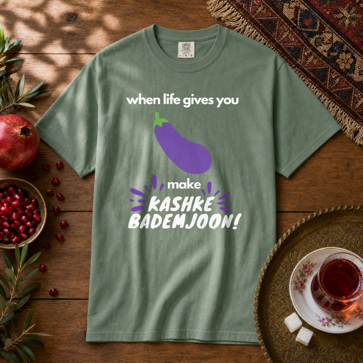 Bademjoon Premium Tee - Light Green