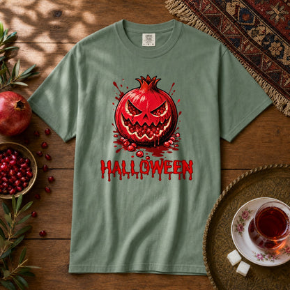 Halloween Anar Premium Tee - Light Green