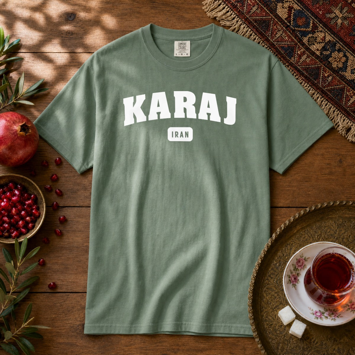 Karaj Premium Tee - Light Green