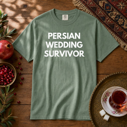 Persian Wedding Survivor Premium Tee - Light Green