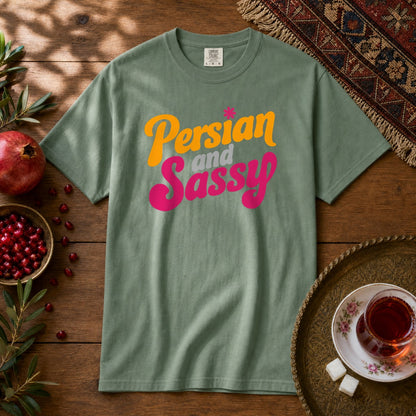 Persian and Sassy Premium Tee - Light Green