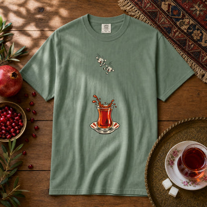 Diving Ghands Premium Tee - Light Green