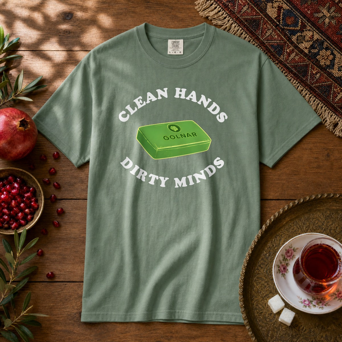 Dirty Minds Premium Tee - Light Green