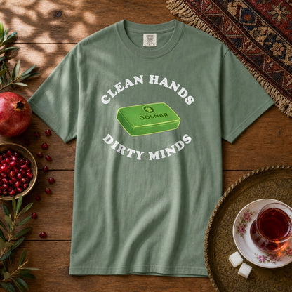 Dirty Minds Premium Tee - Light Green
