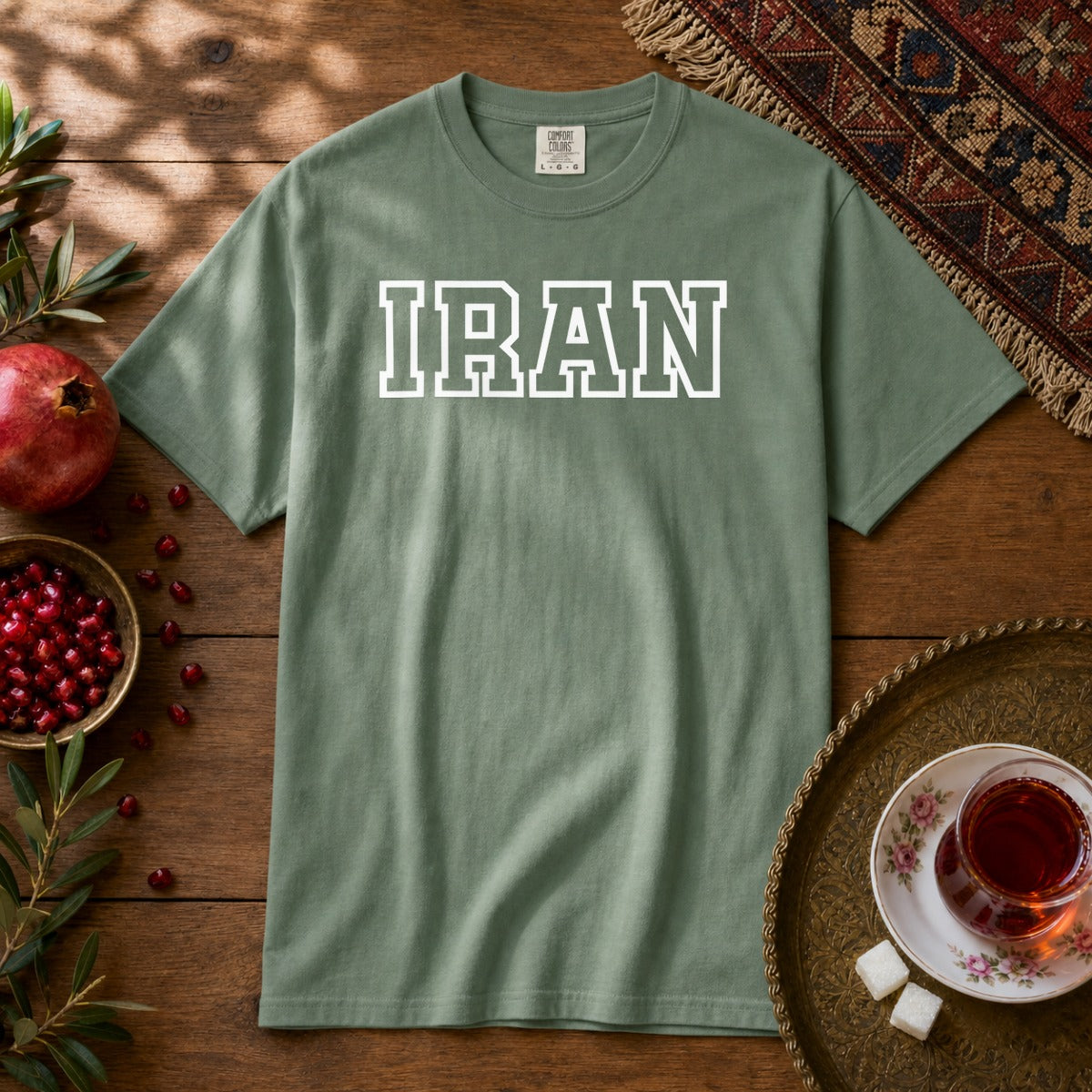 IRAN Premium Tee - Light Green