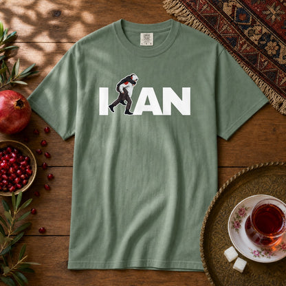 Iran's Fighter (Hamid Mahdavi) Premium Tee - Light Green