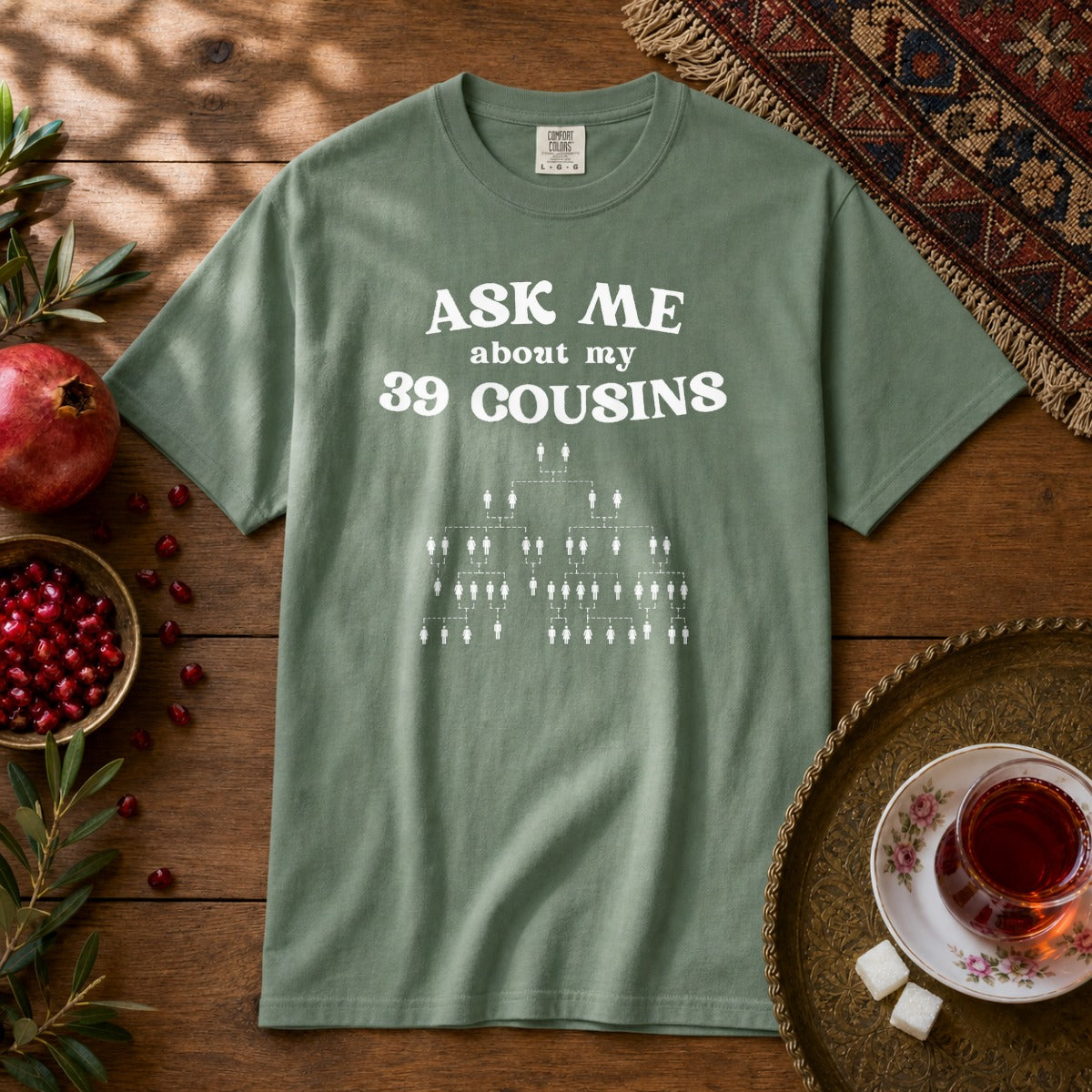 39 Cousins Premium Tee - Light Green