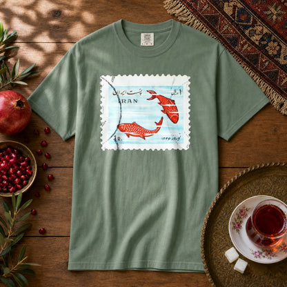 Nowruz Mahi Premium Tee - Light Green