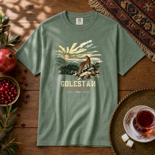 Golestan National Park 1 Premium Tee - Light Green
