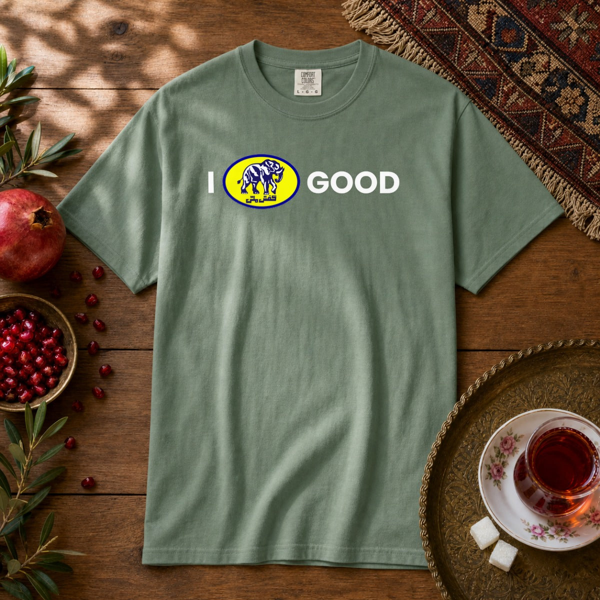 I Feel Good Premium Tee - Light Green