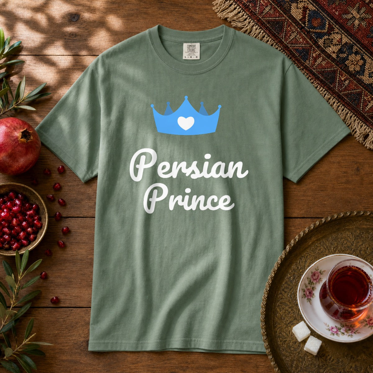 Persian Prince Premium Tee - Light Green