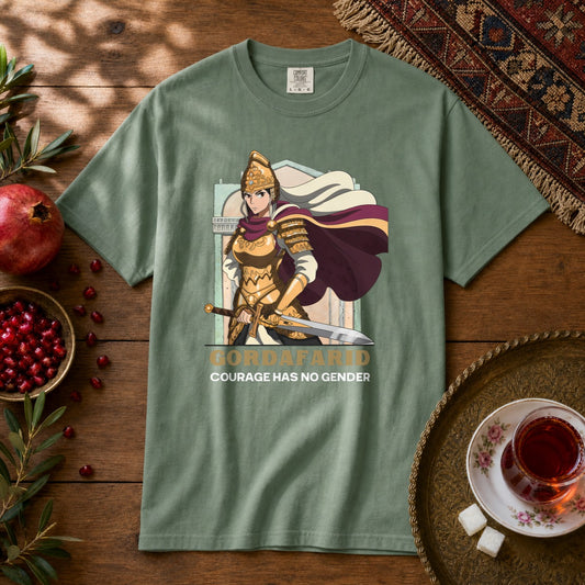 Gordafarid Premium Tee - Light Green
