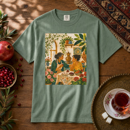 Maman's Kitchen Premium Tee - Light Green