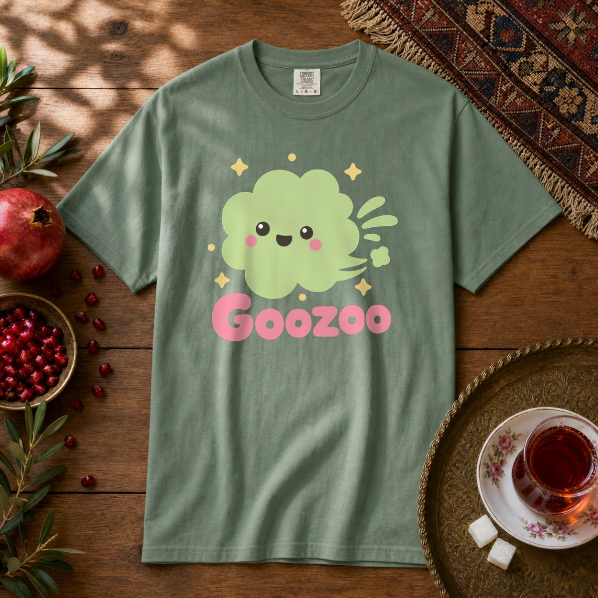 Goozoo II Premium Tee - Light Green