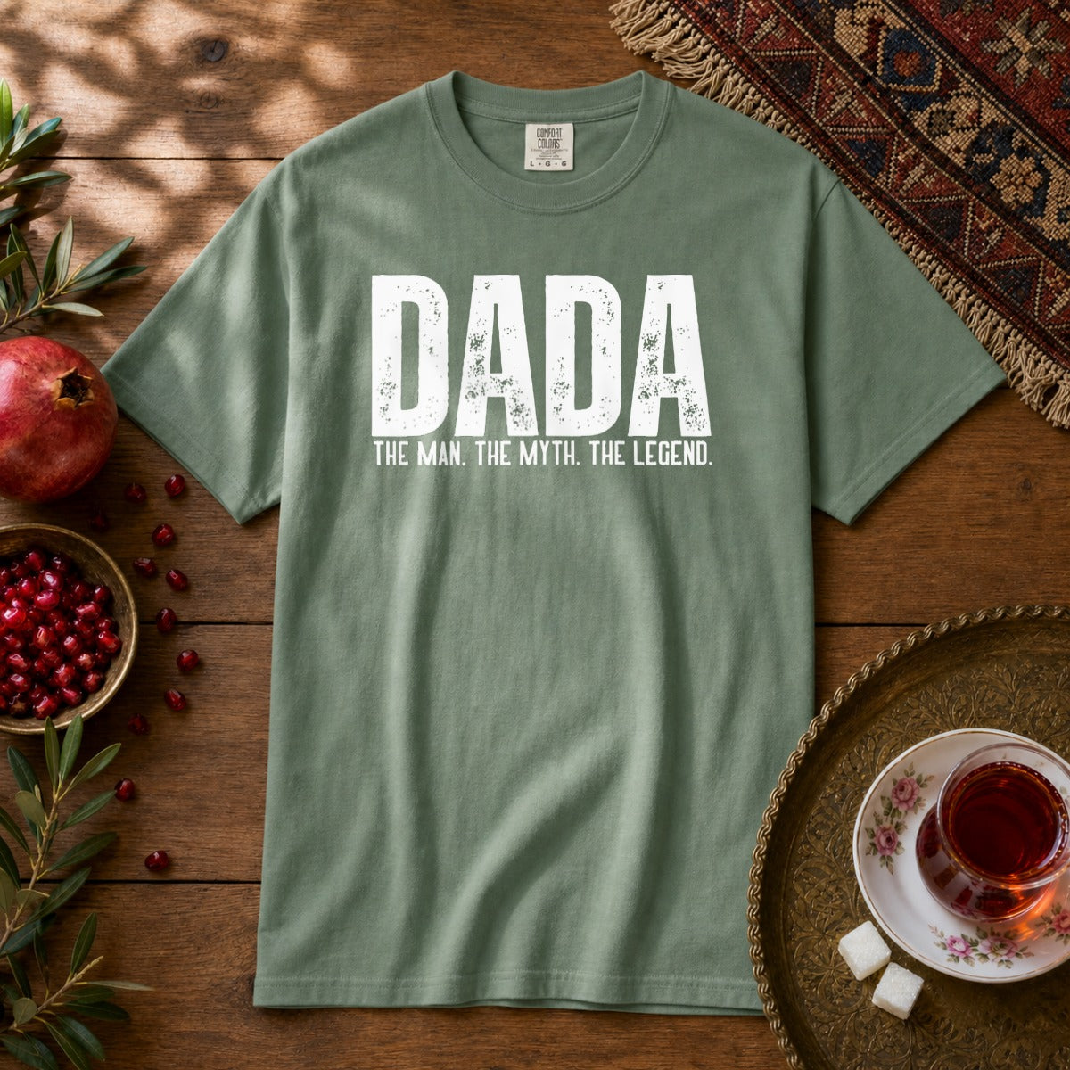Dada, the myth Premium Tee - Light Green