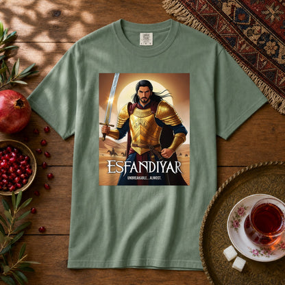 Esfandiyar Unbreakable ... Almost  Premium Tee - Light Green